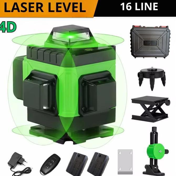 RAFENU Laser Level 4D 16Line/12Line/8line 360 Auto self leveling Penggaris laser level