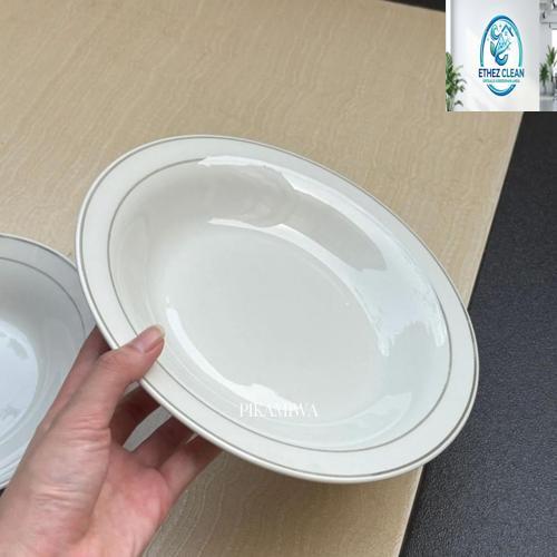 [3 PCS] PIRING KERAMIK LISMAS DYNASTY 8 INCH / 9 INCH piring makan keramik piring makan besar piring