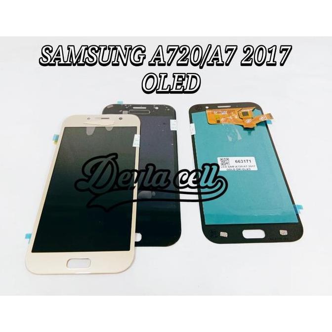 LCD TOUCHSCREEN SAMSUNG A7 2017/A720 AMOLED ORIGINAL