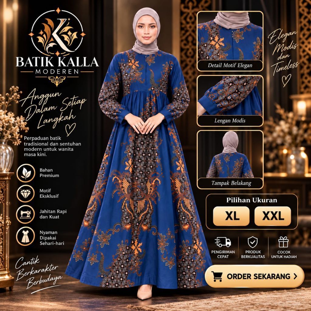 GAMIS BATIK MODEREN 2026