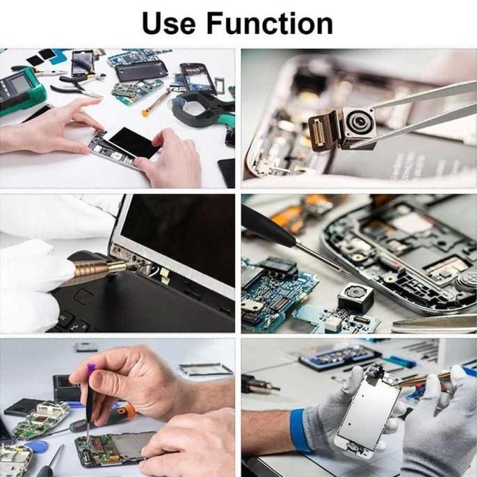 Taffware 115 In 1 Alat Set Obeng Reparasi Smartphone Screwdriver