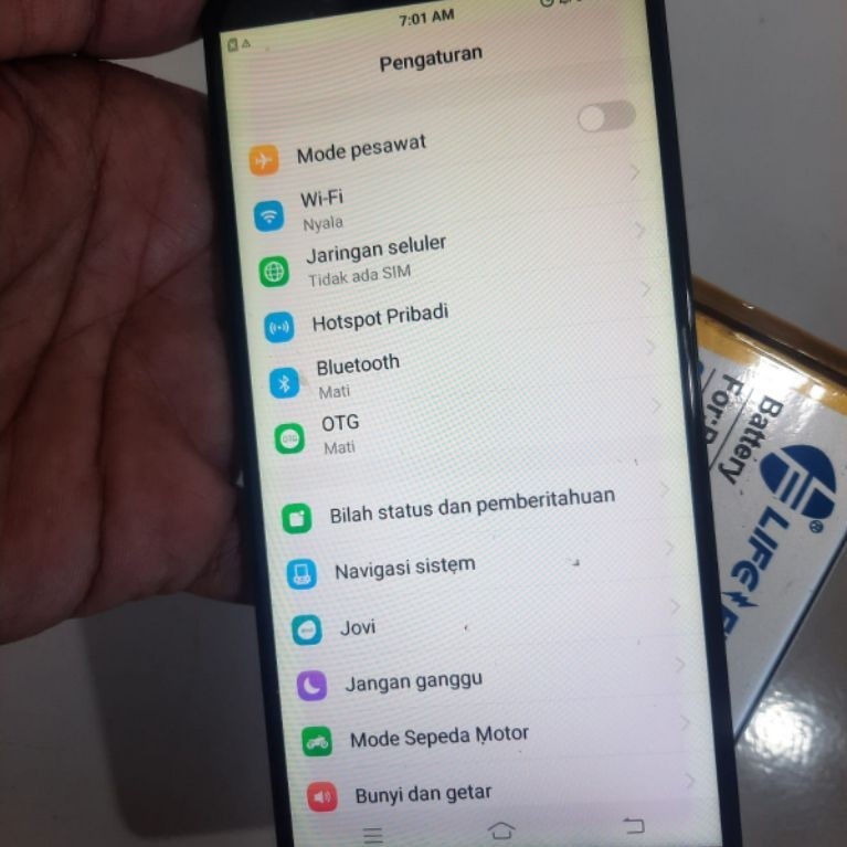 lcd vivo v7 ori copotan