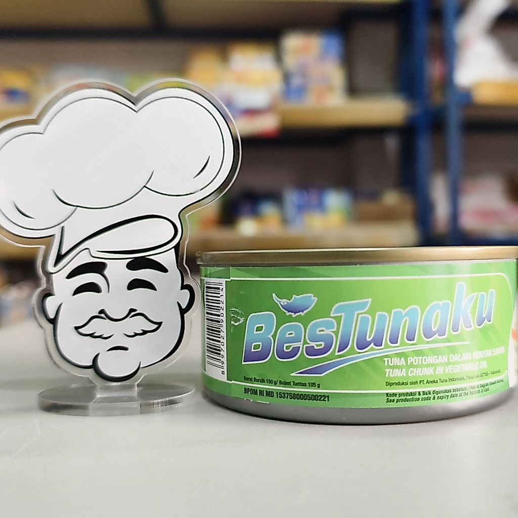 Bestunaku Tuna Chunk 150Gr / Ikan Tuna Kaleng 150Gr / Kornet Tuna 150Gr