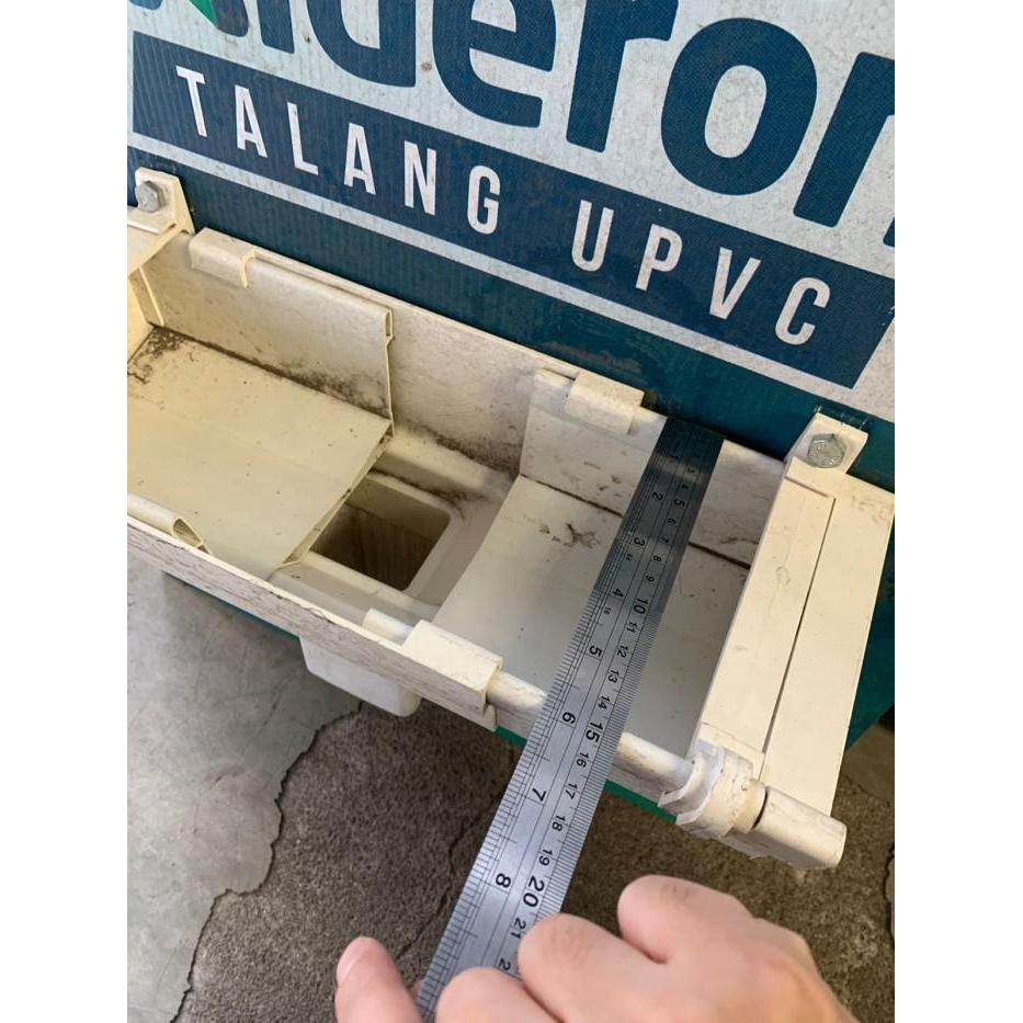 SET TALANG ALDERON UPVC 3M - TALANG AIR ORIGINAL DAN TERPERCAYA
