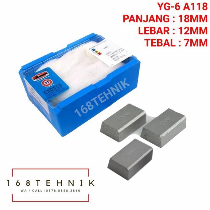 Pilihan - Mata Pahat Widia Yg6 A118 Ecer / Pisau Widia Yg-6 A118 / Mata Intan