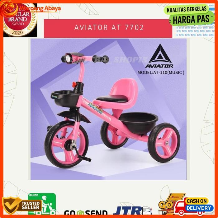 Sepeda Sepedah Speda Dorongan Kereta Anak Bayi Roda 3 Tiga Tricycle Anak Bayi Aviator At 110 Murah