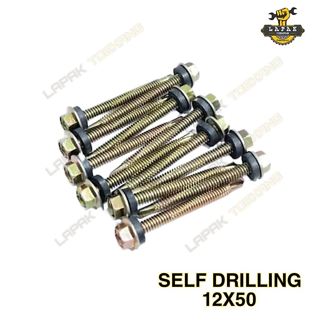 SELF DRILLING SCREW /SDS 12x50/ SEKRUP BAUT DRILLING 12X50