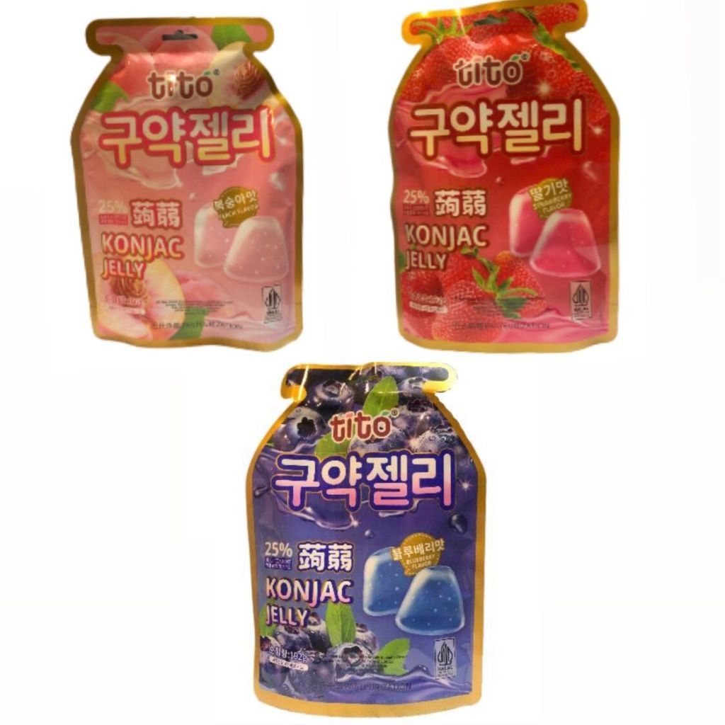 TITO Konjac Jelly jeli Konjac Rasa Tito Konjac Agar 192gr