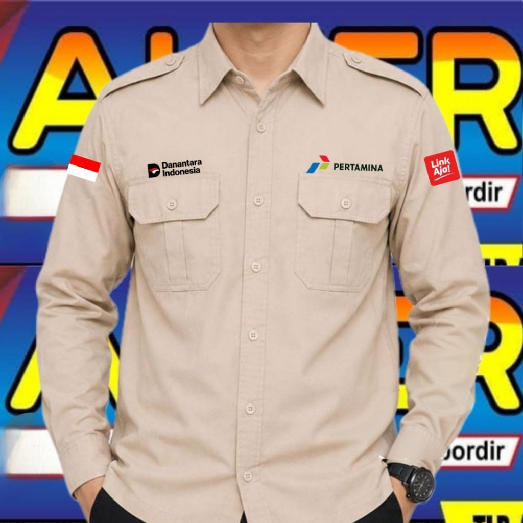 kemeja Pertamina baju Pertamina seragam Pertamina kemeja SPBU Baju SPBU seragam SPBU Kemeja Pertamin
