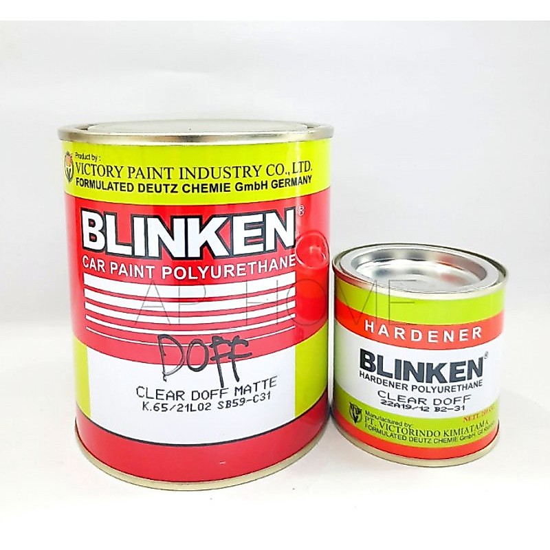 Blinken Clear Doff 1 Liter / Vernis Doff Kendaraan Motor Mobil dan Sepeda