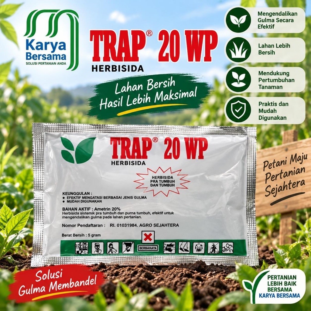 Herbisida Trap 20 wp | original pabrik