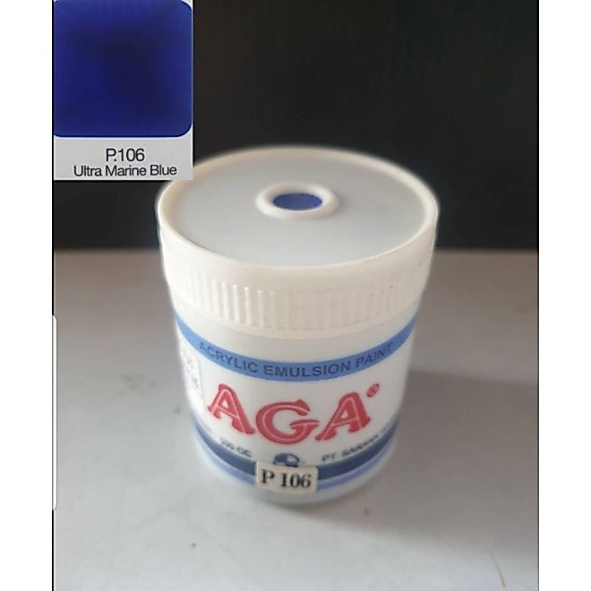 Cat dekorasi/poster aga 100 cc warna ultra marine blue/biru marine P106