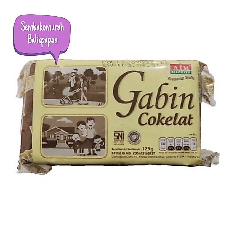 aim gabin coklat 125 gr