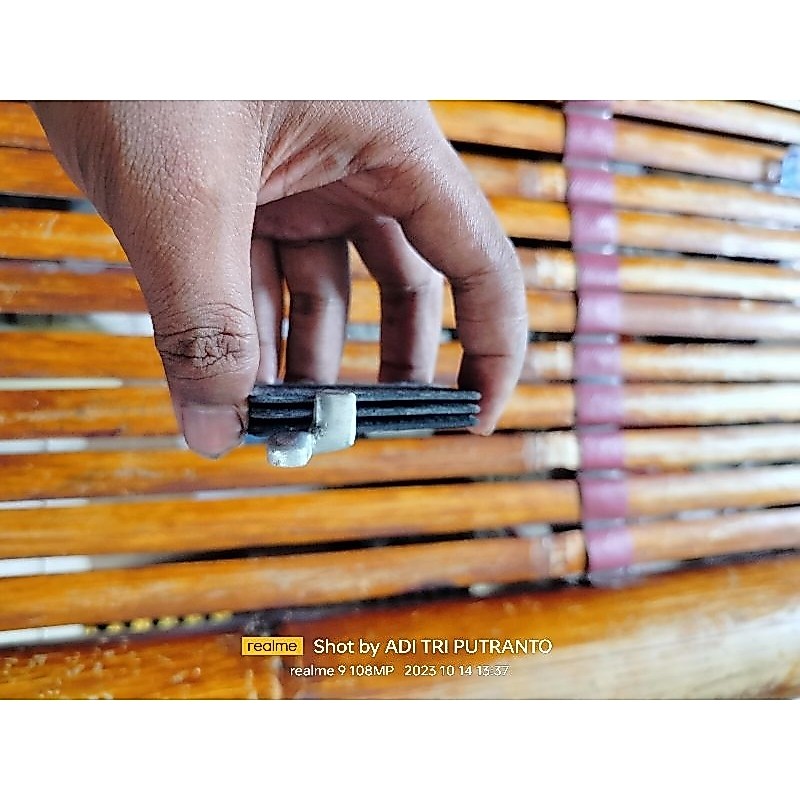 PLAT SEL AKI MOTOR POSITIF (+) SUDAH DIRAKIT 3,5Ah