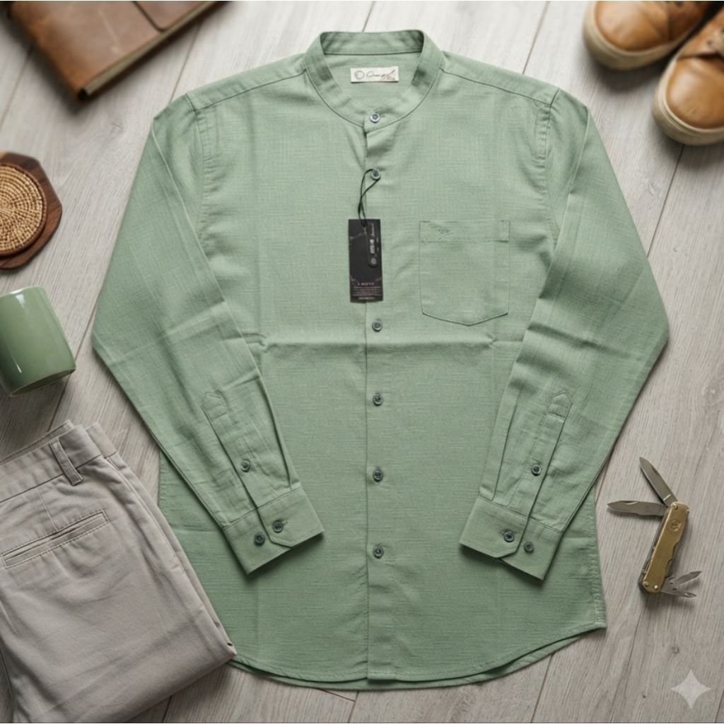 CONCEPT BAJU KEMEJA KOKO KEMKO ANAK USIA TANGGUNG KANCING FULL LENGAN PANJANG ORIGINAL