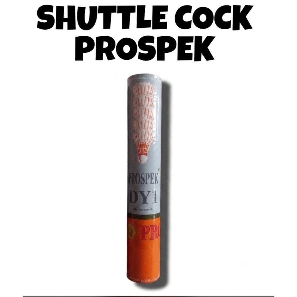 Shuttlecock Badminton Prospek Orange