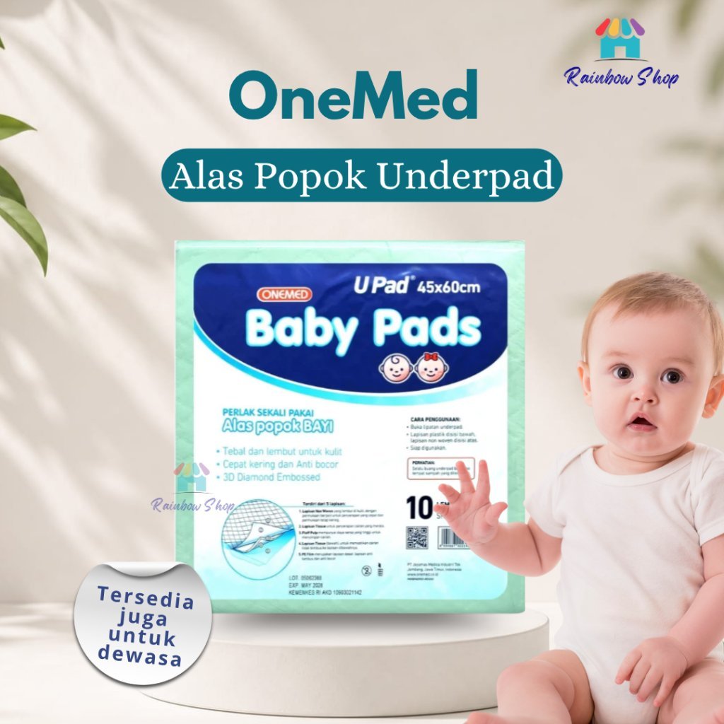UPAD 45x60 Tatakan Ompol Alas Popok Underpad OneMed (BAYI DEWASA MANULA)