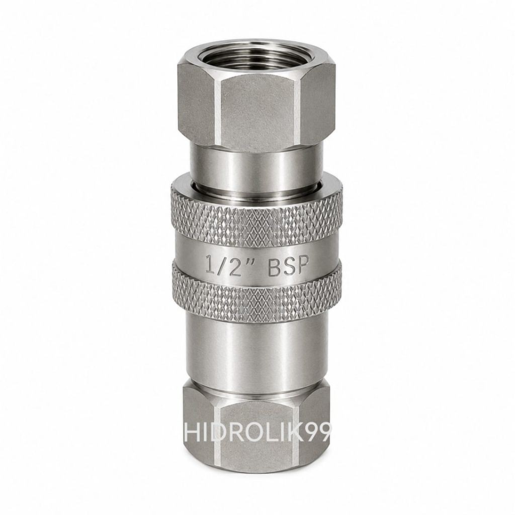 1/2" bsp Quick coupler valve hydraulic 1/2""