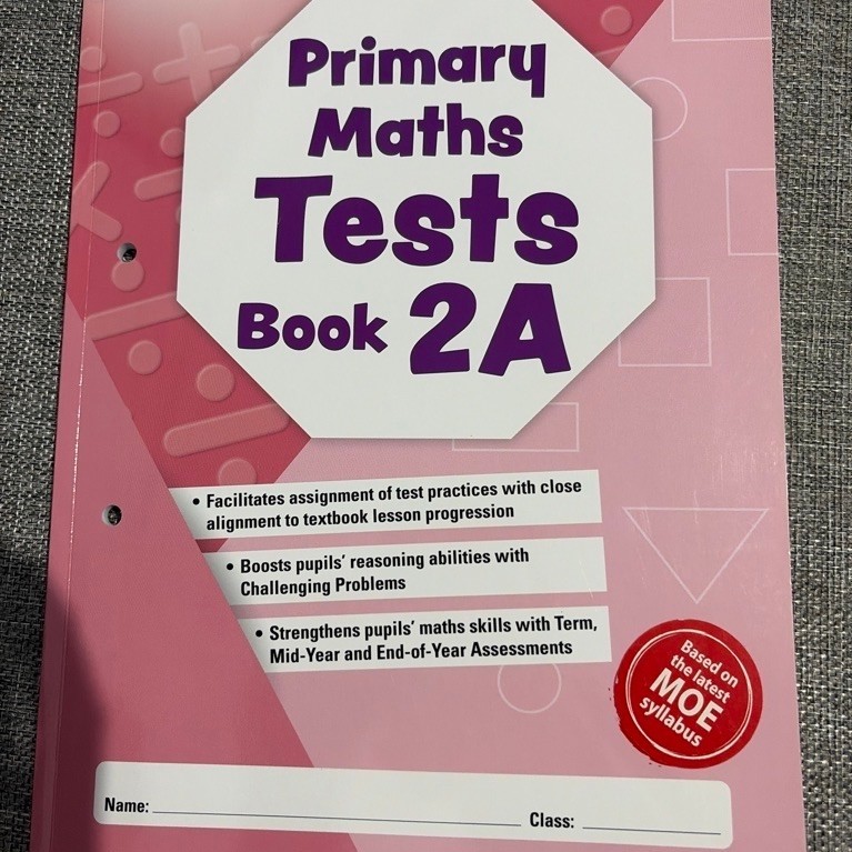 Buku Primary Maths Tests Book 2A Marshall Cavendish