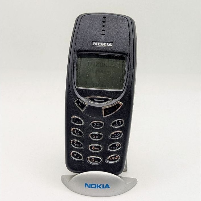 hp jadul nokia 3310 original full black normal mulus