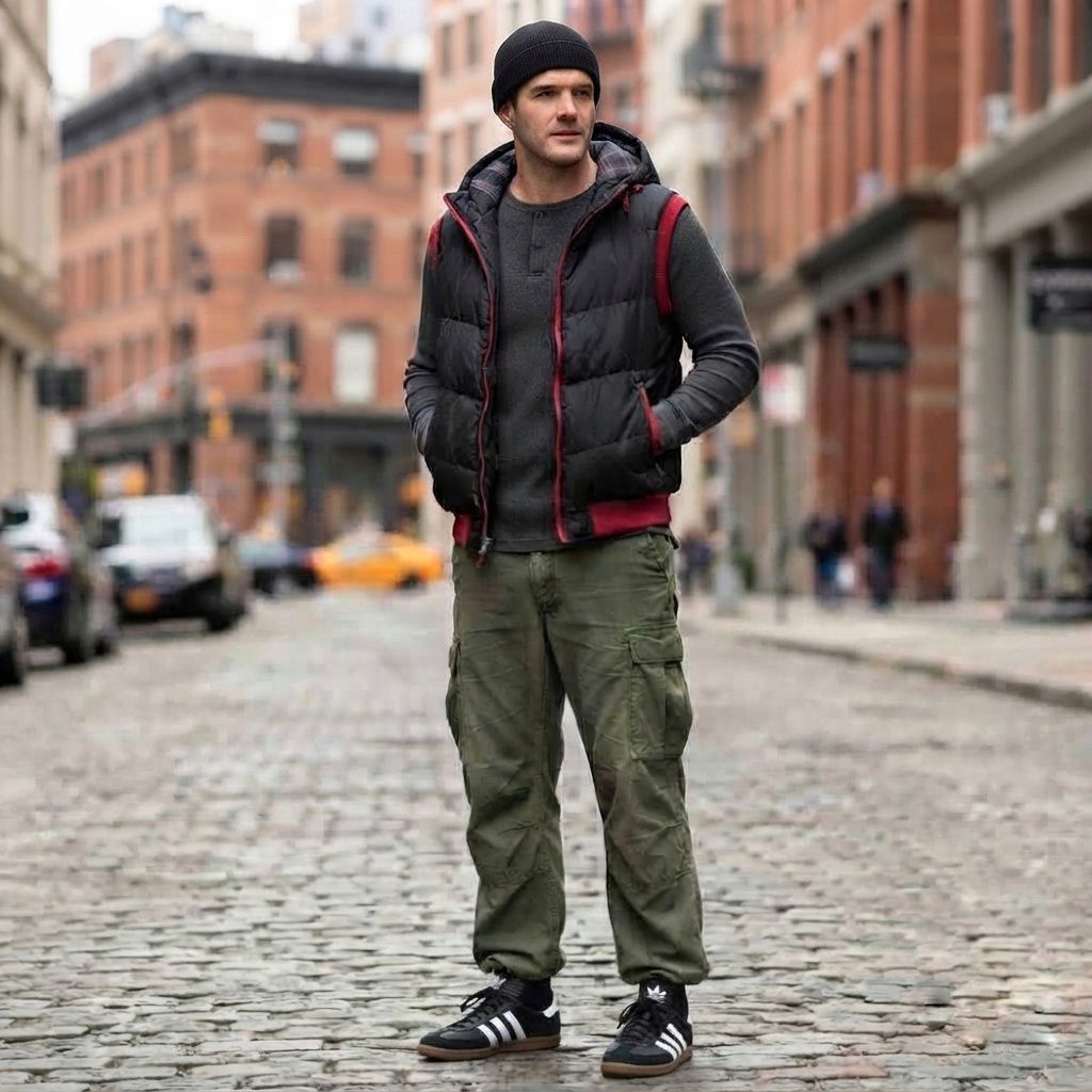 Puffer Vest Jacket (big size)