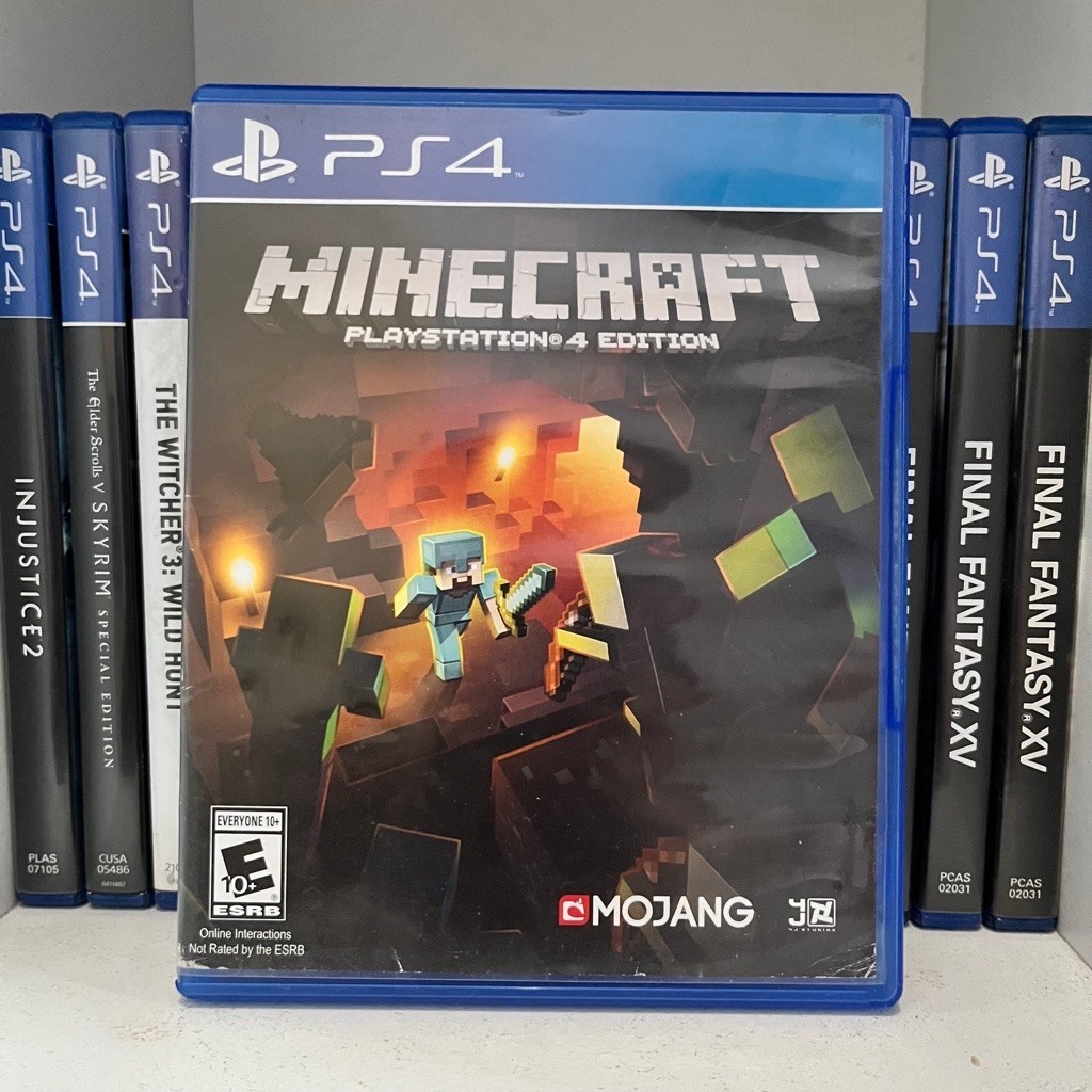 minecraft ps4 disc playstation4 kaset ps bd minecraft.