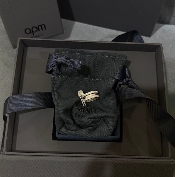 Cincin APM Monaco Silver Preloved VGC