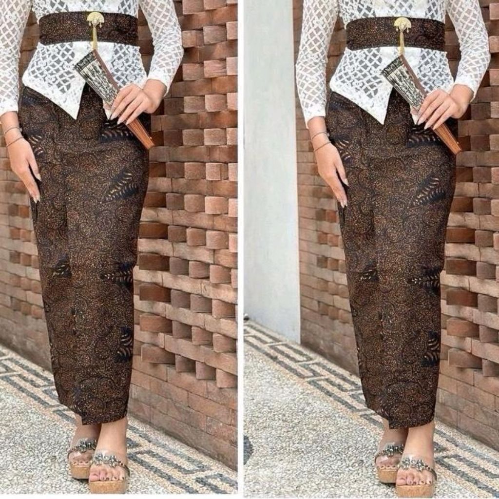 Kamben Batik Jadi Set Obi Premium