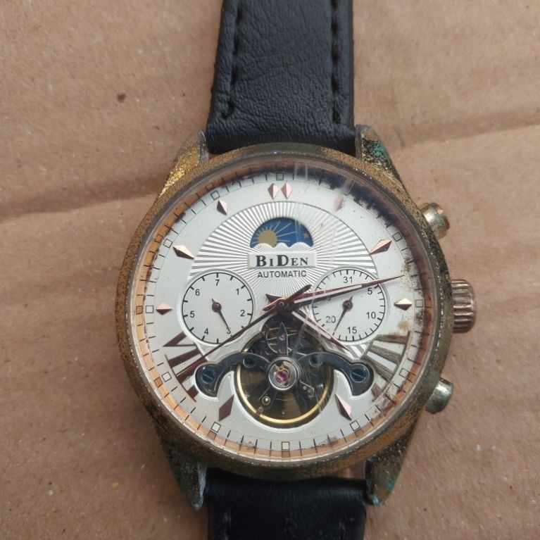 bahan jam tangan biden automatic+putar hidup