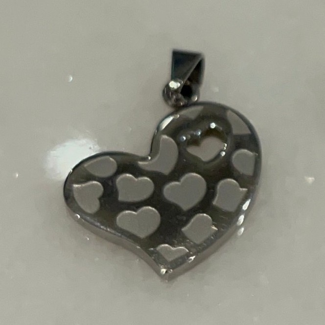 [ORI] KKL KK Liforce kalung kesehatan KK natesh original limited editon valentine - heart pendant ne