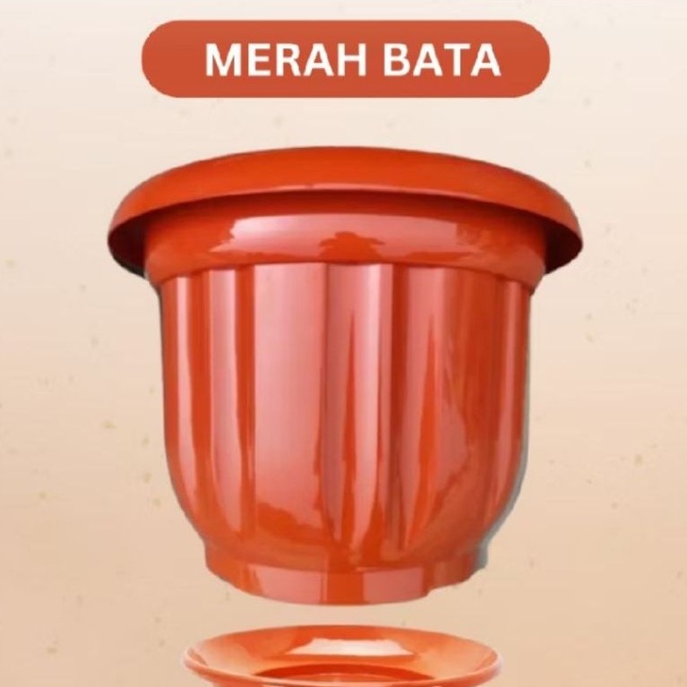 Pot Gloria Besar 50cm | Pot Tabulampot / Pot Tanaman Hias | Pot Plastik Tebal & Cantik