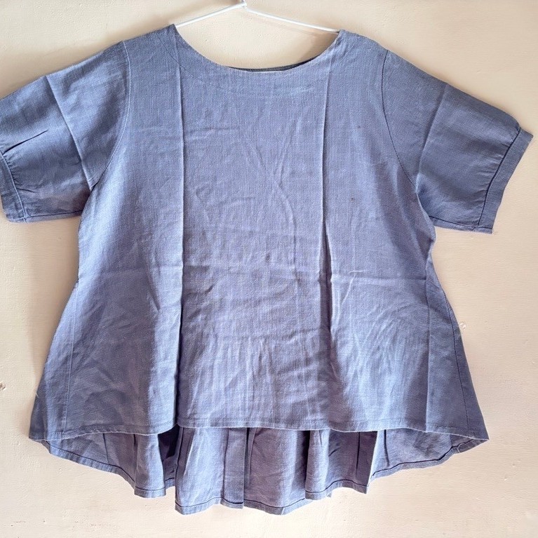Blouse linen wanita preloved