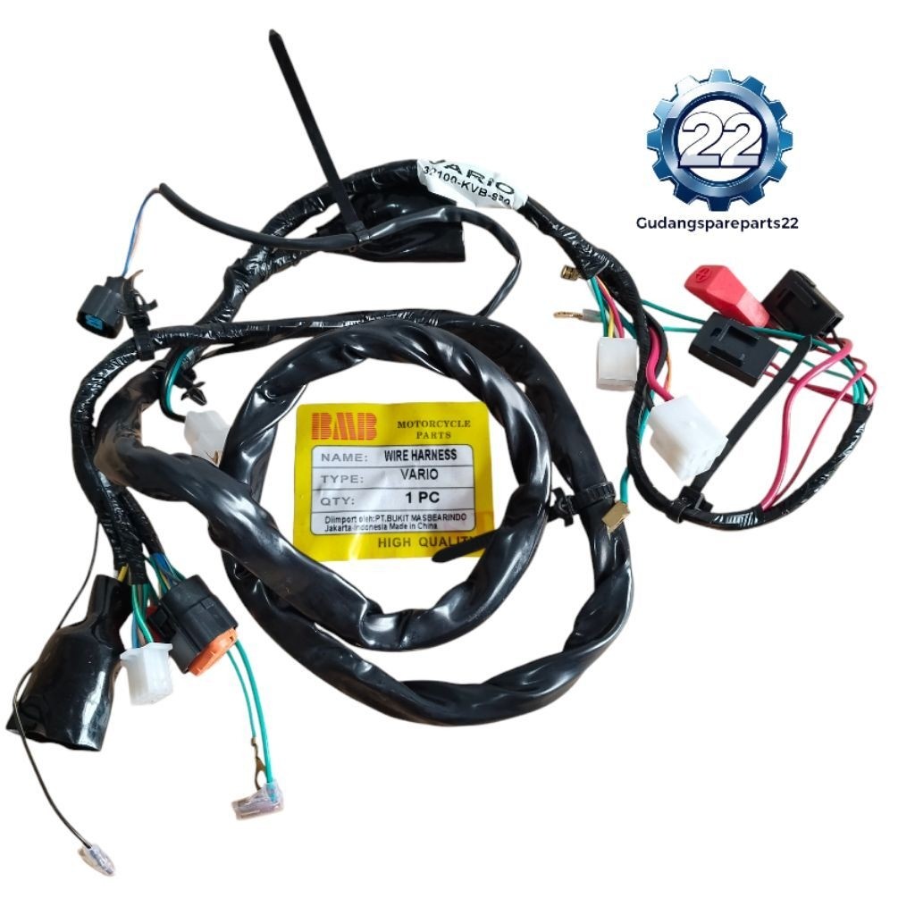 Kabel body bodi vario lama karburator 32100-KVB-930 komplit