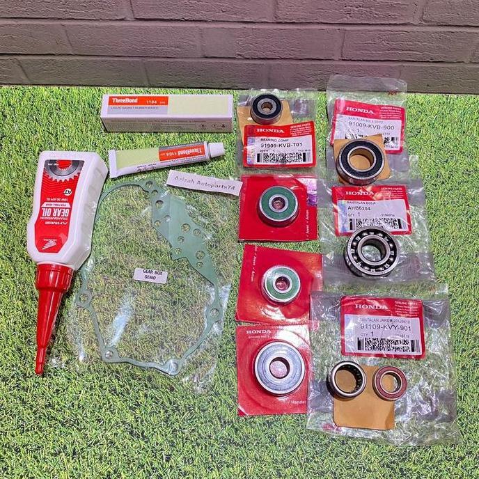 Paket Bearing 10 pcs gardan Rasio gearbox Beat Deluxe Genio Beat led Beat street led