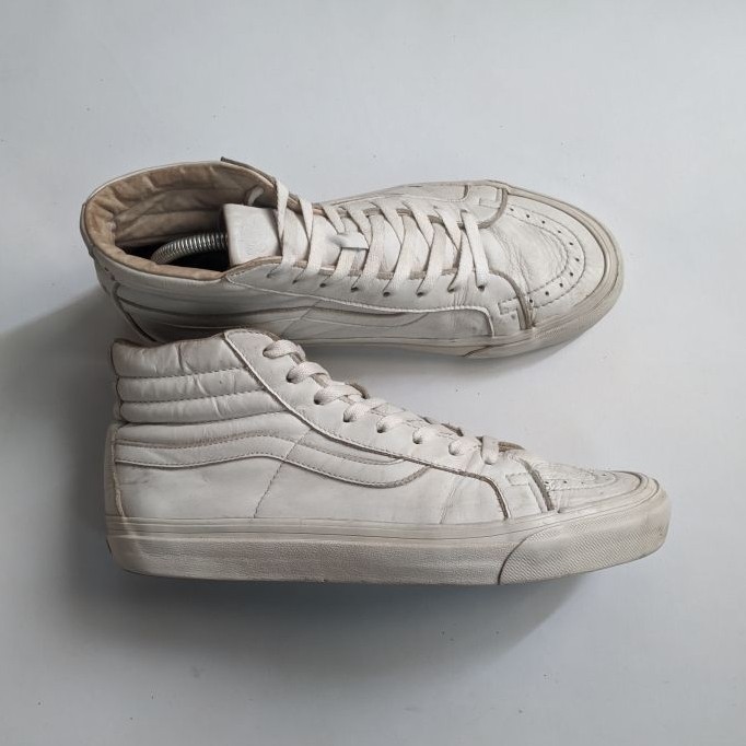 Sepatu Vans SK-8 Full White Leather Casual