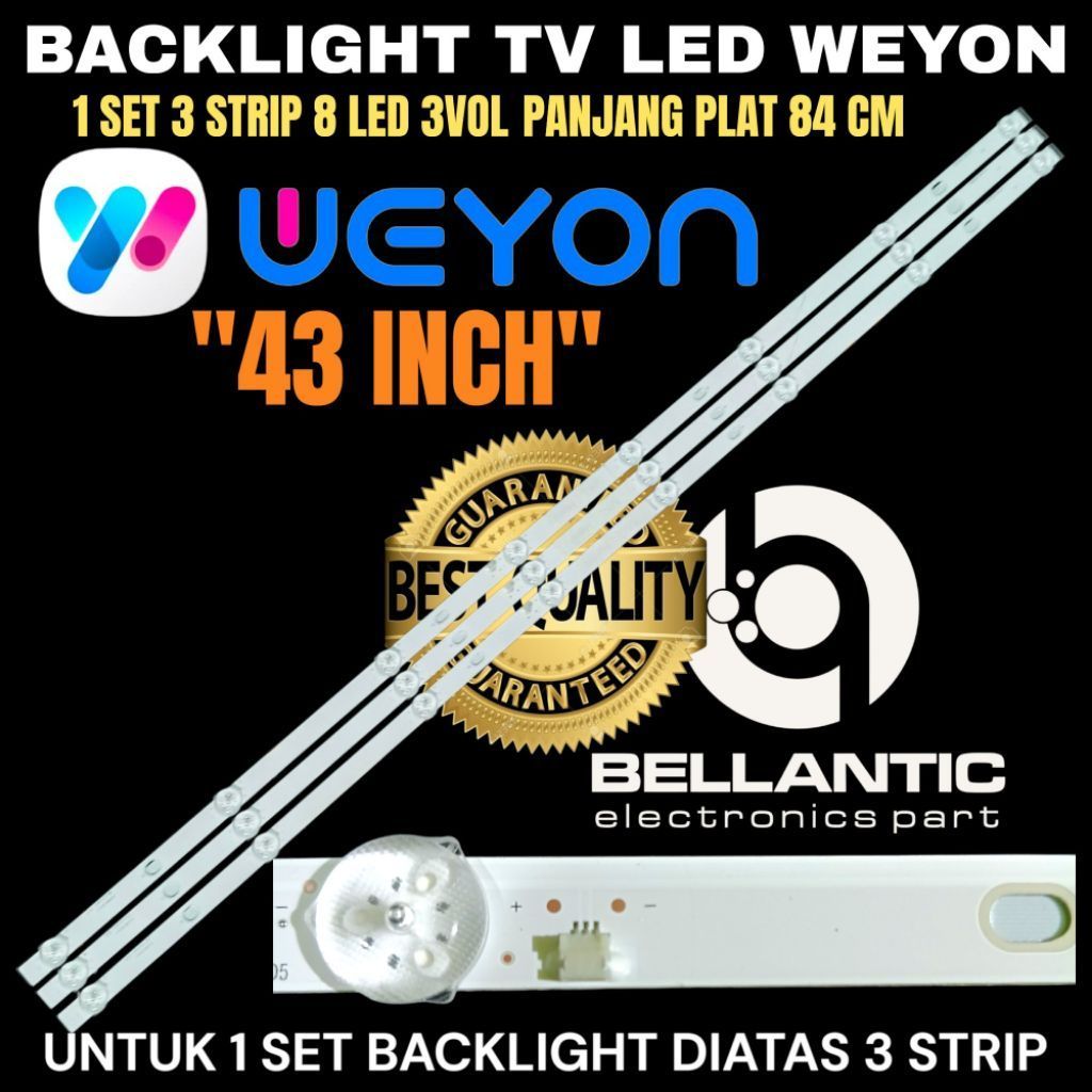 BACKLIGHT TV LED WEYON SAKURA 43 INCH BACKLIGHT TV WEYON 43 INCH
