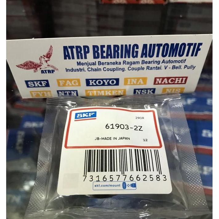BALL BEARING 61903 2Z / 6903 ZZ SKF