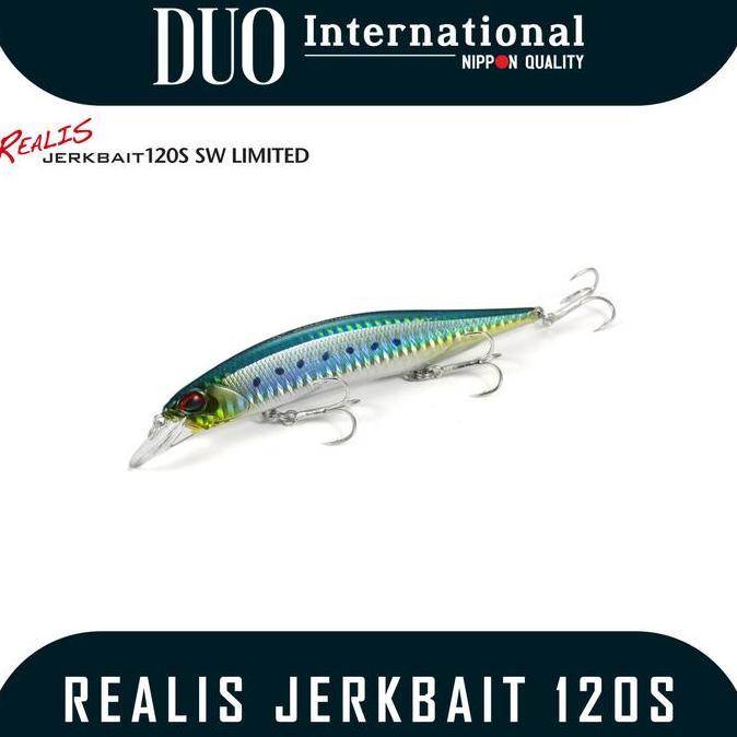 (Masterpiece) Umpan Pancing Lure Merk Duo International Realis Jerkbait 120S SW Limited