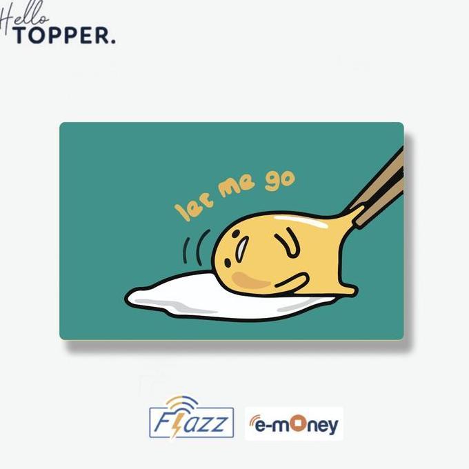Prete - Kartu Emoney Flazz Gudetama Kartu E-Toll Mandiri Flazz