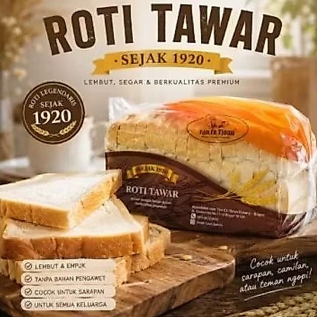 ROTI TAWAR TAN EK TJOAN- Bogor