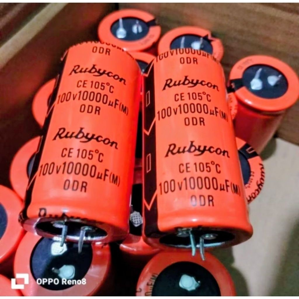 Elco Rubycon 10000uf 100v original orange