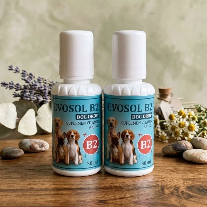 TM Evosol B2 Drop 30ml, Suplemen Vitamin B2 Anjing