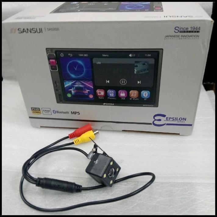 TERBARU HEAD UNIT SANSUI 5201I DEKLAS 7INCH ANDROID AUTO &APPEL CARPLAY KAMERA MUNDUR 