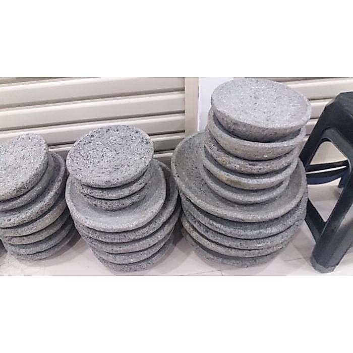 cobek batu 40cm set ulekan