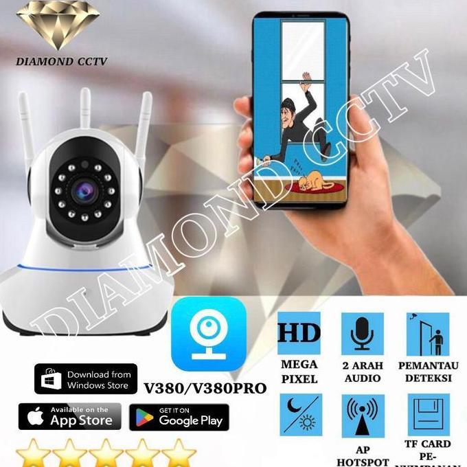 DV222 >> Kamera IP Camera P2P CCTV Wireless 720p