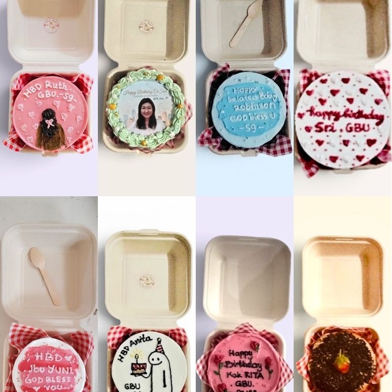 Bento cake,Korean mini cake,Korean bento cake,Mini cake