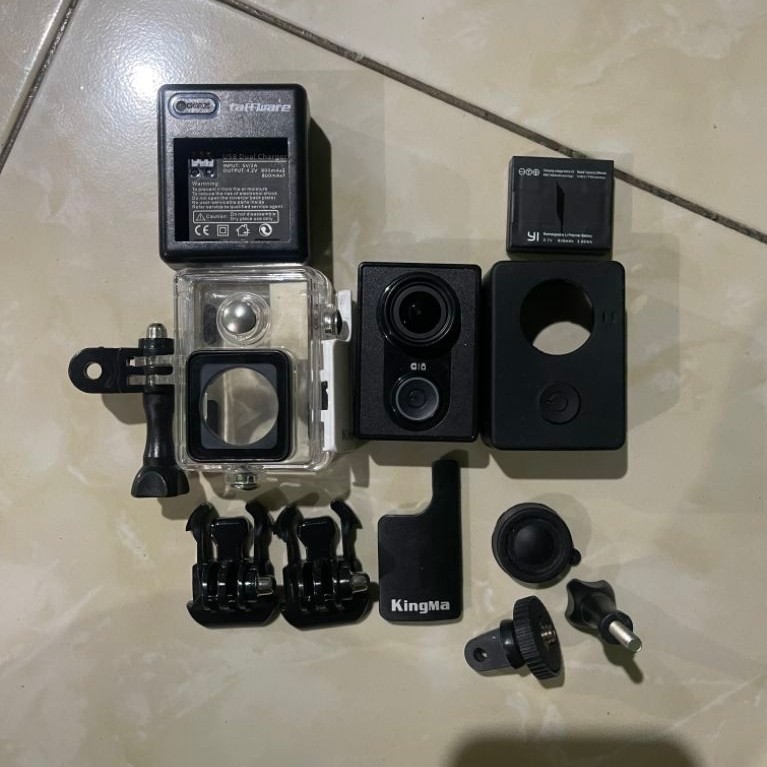 Xiaomi yi cam GOPRO Hero 4 Second Kamera Action Cam Kelengkapan Sesuai Foto