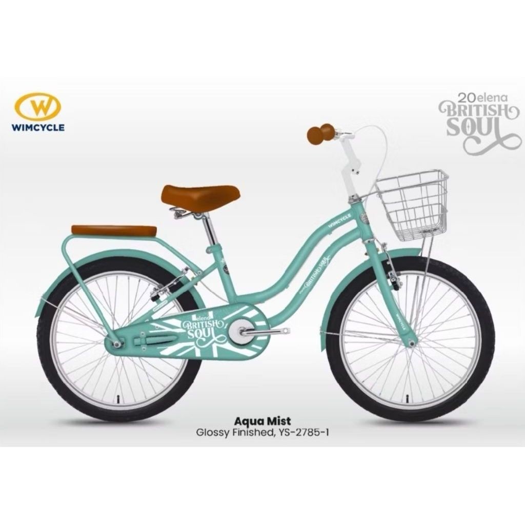 Sepeda Anak Perempuan Mini 20 Inch Wimcycle Elena British Soul