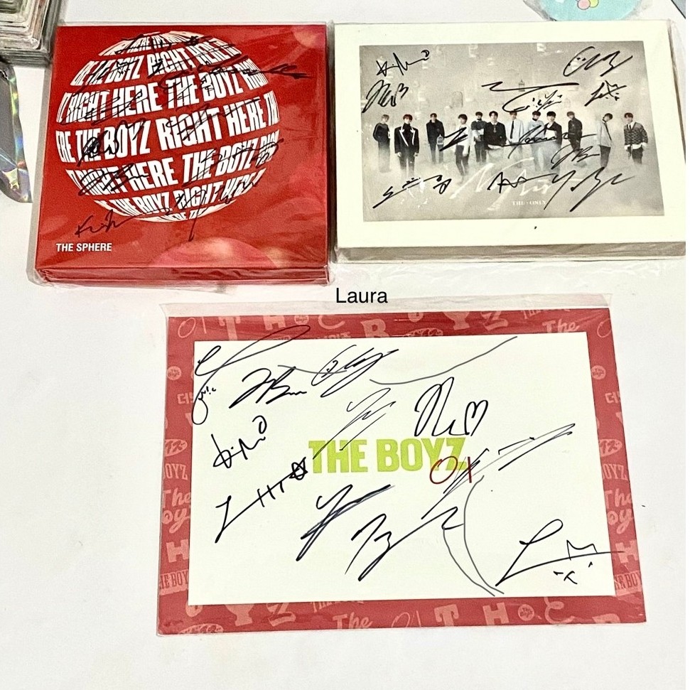 Album theboyz signed photo signed theboyz
