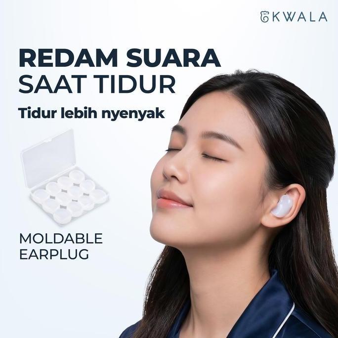 KWALA [Bundle] Moldable Earplug | Penutup Telinga | Earplug | Peredam Suara | Penutup Telinga untuk 